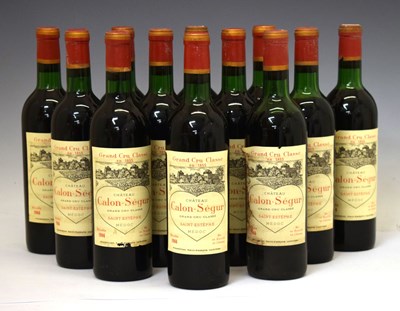 Lot 499 - Château Calon-Ségur Grand Cru Classe, 1966, Saint-Estèphe, Medoc