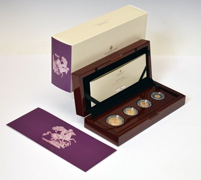 Lot 105 - Charles III Royal Mint four coin gold proof set, 2024