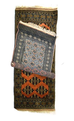 Lot 506 - Tekke-type rug, and a machine-made rug