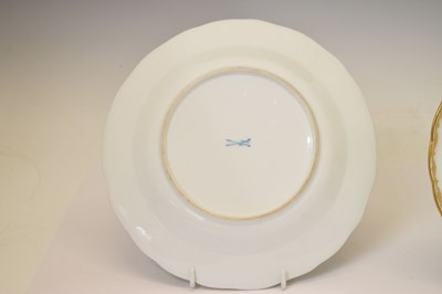 Lot 231 - Pair of Meissen ornithological plates