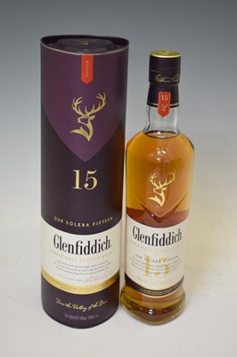 Lot 408 - Glenfiddich 'Our Solera Fifteen' 15 year old Single Malt Scotch Whisky