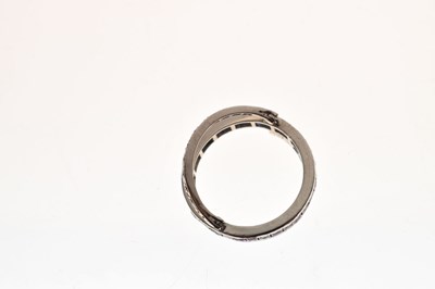 Lot 14 - Art Deco Day and Night ruby, sapphire and diamond ring