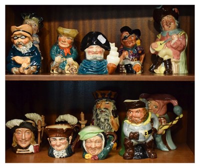 Lot 414 - Assorted Toby and character jugs