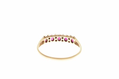 Lot 38 - Two 9ct gold gem-set dress rings