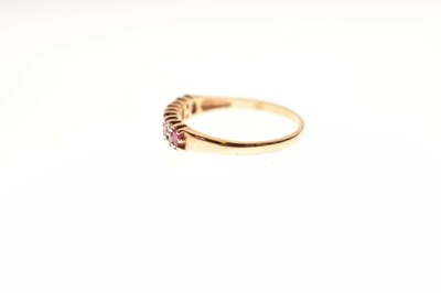 Lot 38 - Two 9ct gold gem-set dress rings