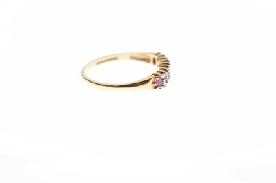 Lot 38 - Two 9ct gold gem-set dress rings