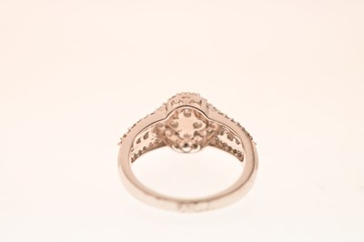 Lot 17 - 9ct white gold and 56 diamond ring