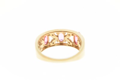Lot 65 - 9ct gold 'Ayanna' spinel and diamond ring