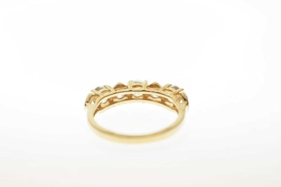 Lot 93 - Three gem-set 9ct gold dress rings