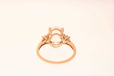Lot 93 - Three gem-set 9ct gold dress rings
