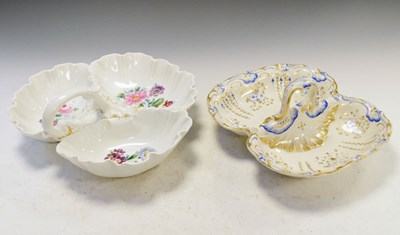 Lot 463 - Meissen hors d'oeuvres dish, etc..