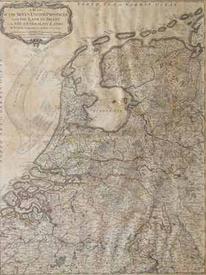 Lot 286 - William Faden, (1749-1836) – Map of the Seven United Provinces