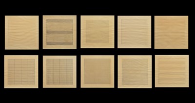Lot 389 - Agnes Martin (Canadian / American 1912-2004) - Stedelijk Museum Portfolio set of ten lithographs