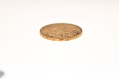 Lot 286 - Queen Victoria gold sovereign, 1891