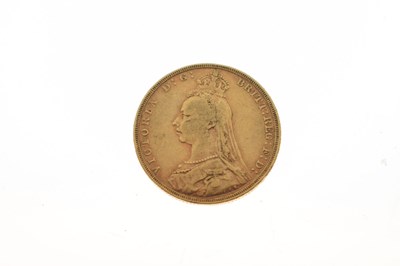 Lot 286 - Queen Victoria gold sovereign, 1891