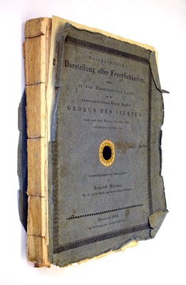 Lot 269 - Heinrich Dittmer, 'Description of all festivities in the Hanoverian Country', 1822
