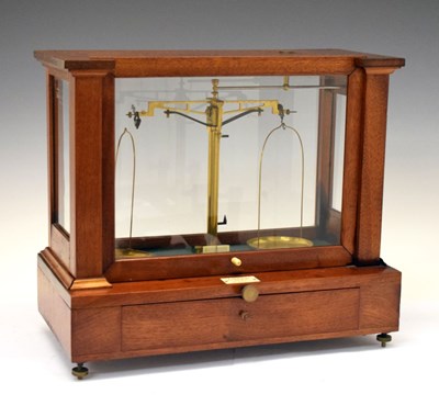 Lot 690 - F.E. Becker balance scales