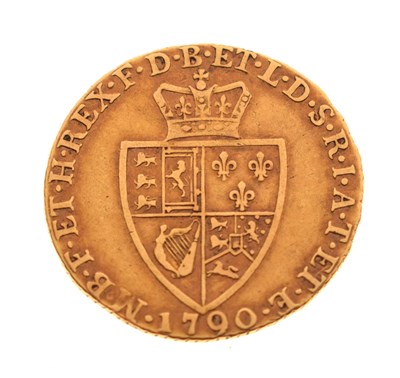 Lot 85 - George III spade guinea, 1790