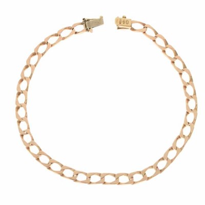 Lot 172 - 9ct gold curb link bracelet