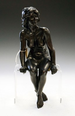 Lot 591 - Tom Greenshields - Seated figure (medium)