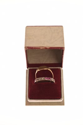 Lot 80 - 1960s 9ct white gold eternity ring
