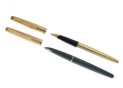 Lot 148 - Parker 65 Consort fountain pen and a Parker 65 Insignia fountain pen