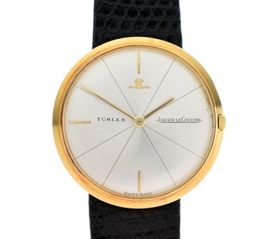 Lot 72 - Jaeger Lecoultre - Gentleman's Türler 18ct gold cased wristwatch