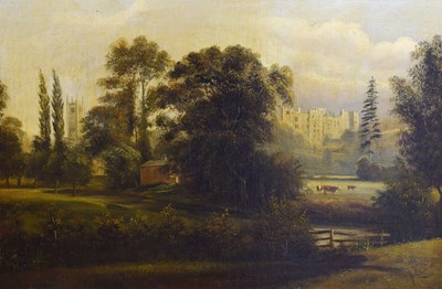 Lot 410 - Henry Ladbrooke (British, 1800-1870) - Oil on canvas - Norwich Cathedral