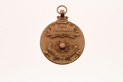 Lot 63 - Football League 1930-31 Division Two Championship medal to William 'Billy' Coggins of Everton