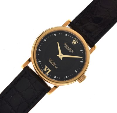 Lot 78 - Rolex - Lady's Cellini 18k cased wristwatch, ref.6110/8