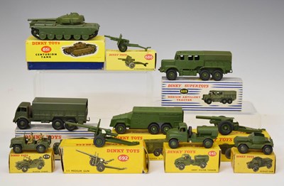 Lot 243 - Dinky Toys - Collection of ten boxed military vehicles
