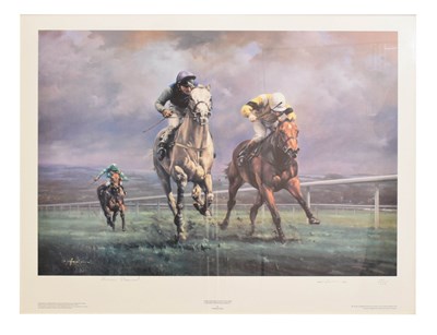 Lot 366 - Graham Isom (b. 1945) Signed limited edition print - The 1989 Cheltenham Gold Cup