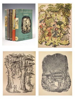 Lot 281 - C. S. Lewis - Five first edition and later 'Narnia' books