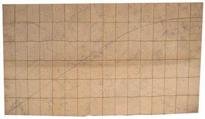 Lot 349 - Mid 20th century large-scale folding map of North Somerset