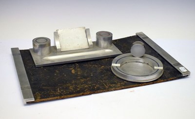 Lot 754 - Circa 1930s Art Deco desk set