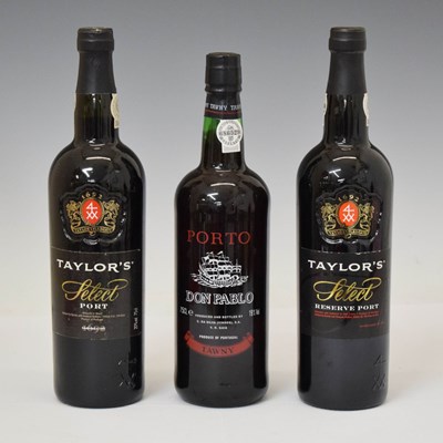Lot 352 - Taylor's Select reserve port, and Don Pablo tawny port