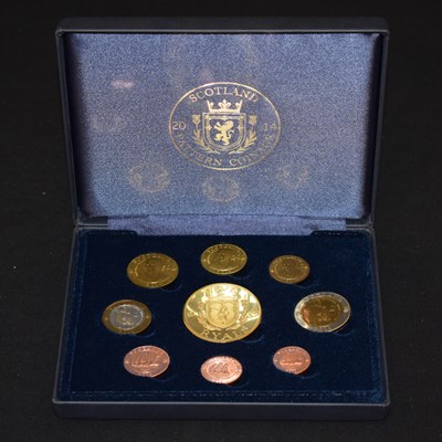 Lot 161 - Scotland Limited Edition Unofficial Pattern Scottish Ryal proposal set, 2014