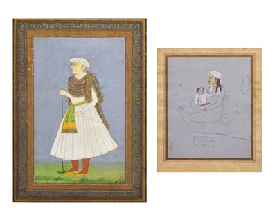 Lot 361 - Indian School, circa 1700 - Portrait of Neknam Khan