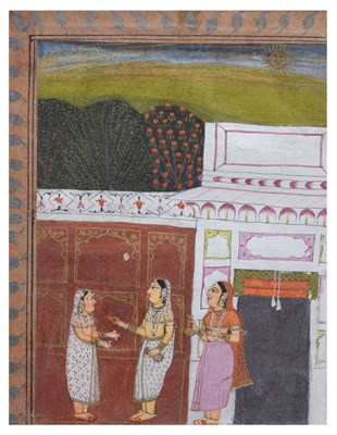 Lot 362 - Indian School - Scene from a Ragamala series