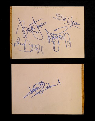 Lot 200 - The Rolling Stones autographs