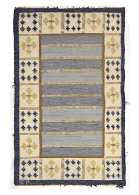 Lot 474 - Vintage Swedish flat woven 'Rollakan' rug, circa 1950-60s
