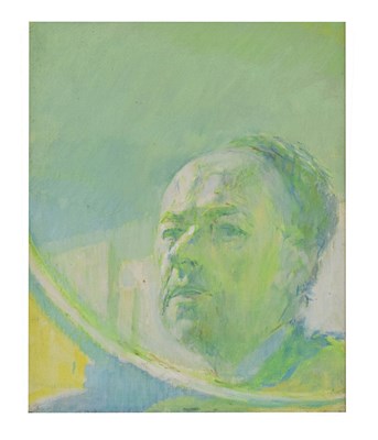 Lot 371 - Thomas Rathmell (1912-1990) - Oil on canvas - Self portrait