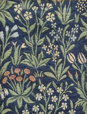 Lot 374 - After William Morris - Needlework panel depicting flowers
