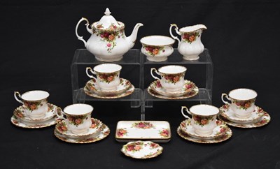 Lot 304 - Quantity of Royal Albert 'Old Country Roses' pattern tea wares
