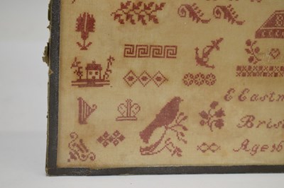Lot 221 - Bristol orphanage Victorian needlework sampler