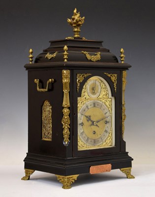 Lot 434 - Winterhalder & Hofmeier fusee bracket clock