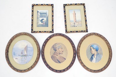 Lot 380 - Five early 20th century watercolours