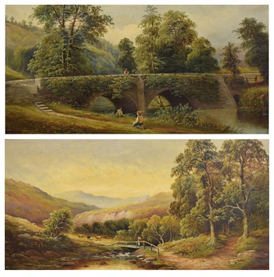 Lot 413 - Henry Harris (British, 1852-1926) - Pair of oils on canvas