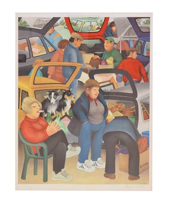 Lot 368 - Beryl Cook (1926-2008) - Signed limited edition print - 'Car Boot Sale'