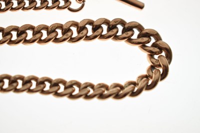 Lot 44 - 9ct gold Albert watch chain